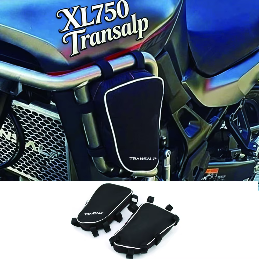 Accessoires Moto XL750 Transalp XL 750 Transalp : Outil de Réparation de Pare-chocs Original, Sac de Placement, Cadre, Barres Anti-chute, Étanche