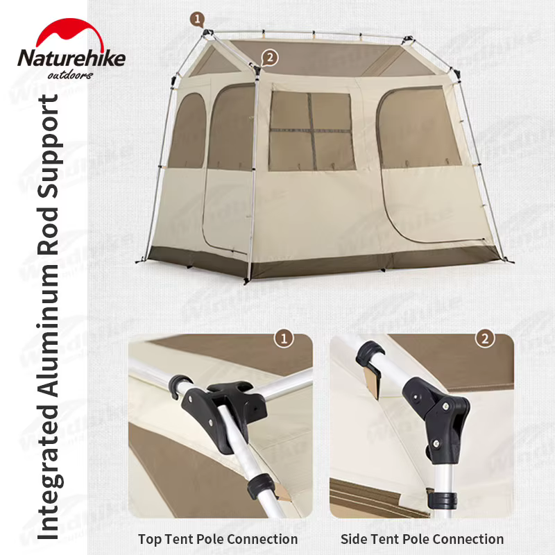 Tente Naturehike Village 5.0 Ridge avec jupe de protection contre la neige