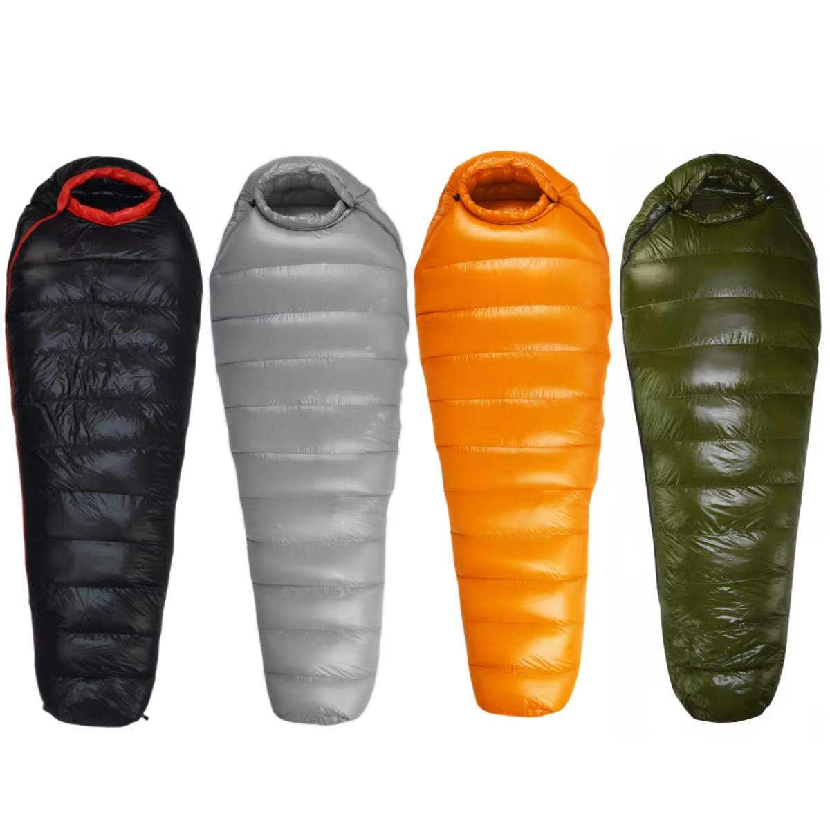 Sac de couchage en duvet d'oie thermique pour camping en plein air