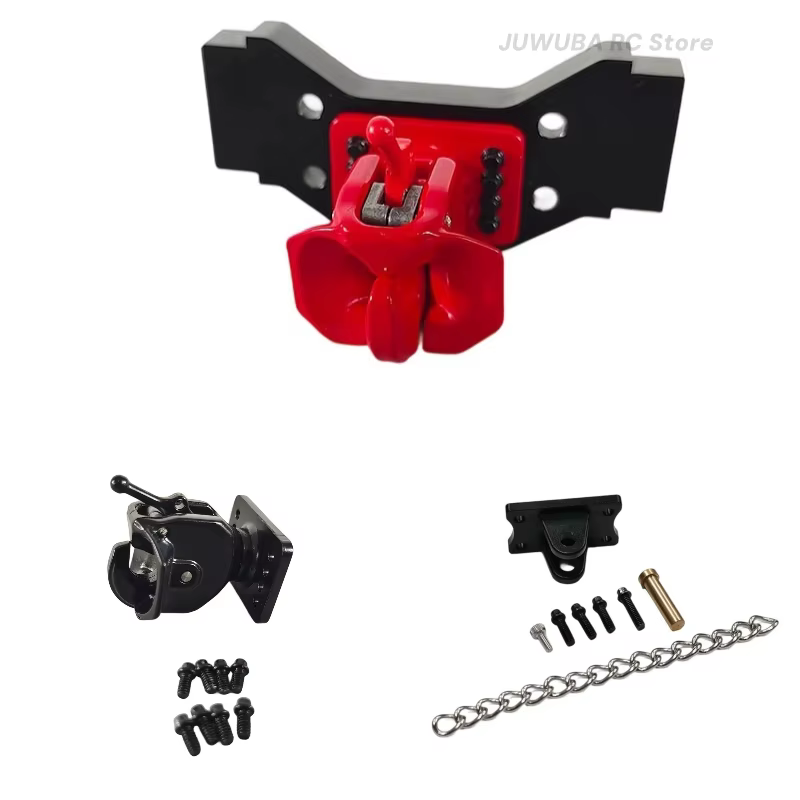 Attelage de remorque universel pour camion jouet RC 1/14, Kit de crochets de remorquage pour tracteur Tamiya 1/14 RC, accessoires de camion à benne basculante, pièces