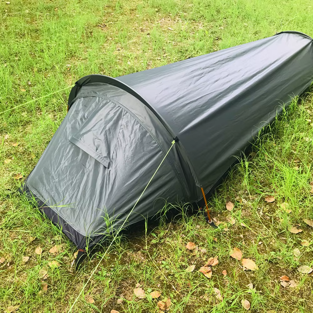 Tente de sac à dos randonnée en plein air Camping sac de couchage