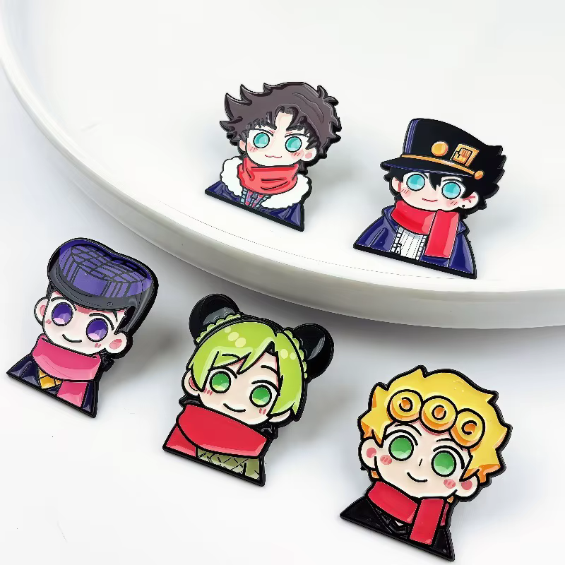 Broche et badge en alliage de dessin animé JoJo's Bizarre Adventure
