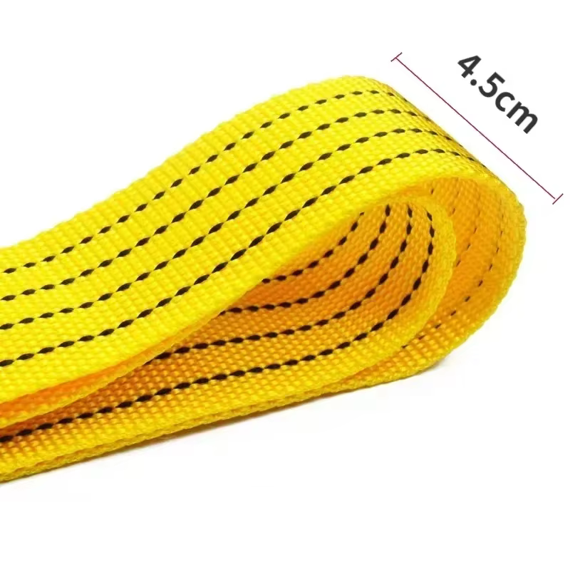 Câble de remorquage de voiture robuste de 3M/4M, 1 pièce, 3 tonnes/5 tonnes, corde de remorque, crochets de sangle de traction, accessoires de récupération de route de Van