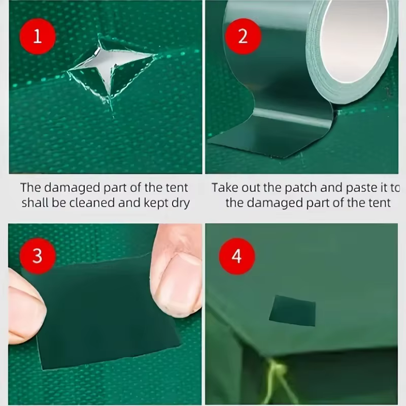 Accessoires de tente de Camping, ruban de réparation universel en tissu d'auvent étanche pour l'extérieur