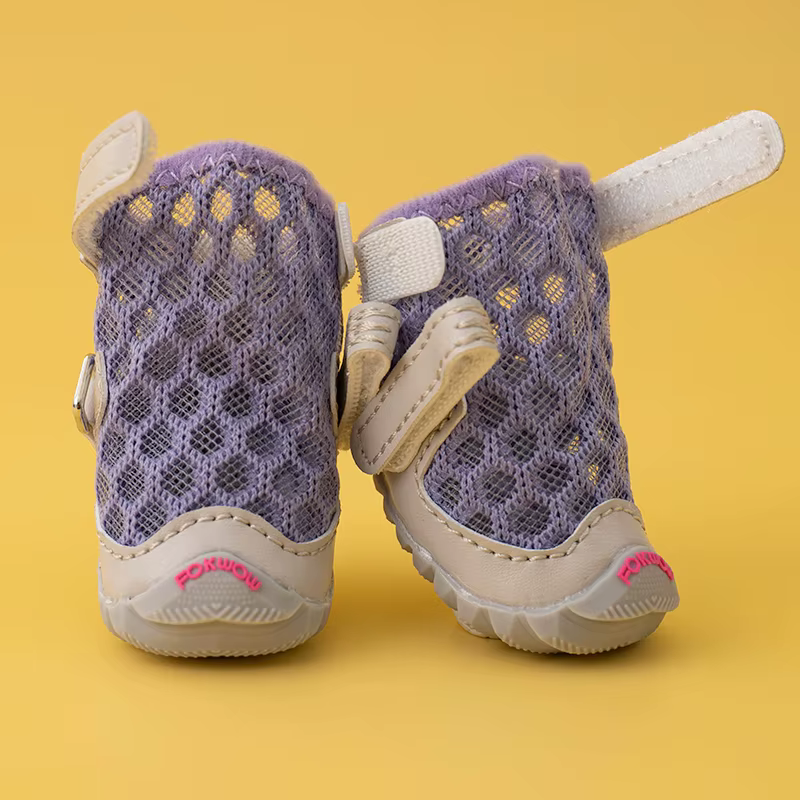 Chaussures respirantes pour animaux de compagnie, bottes pour chiens, chaussures pour chiots Yorkshire Terrier, accessoires pour chiens, printemps et été
