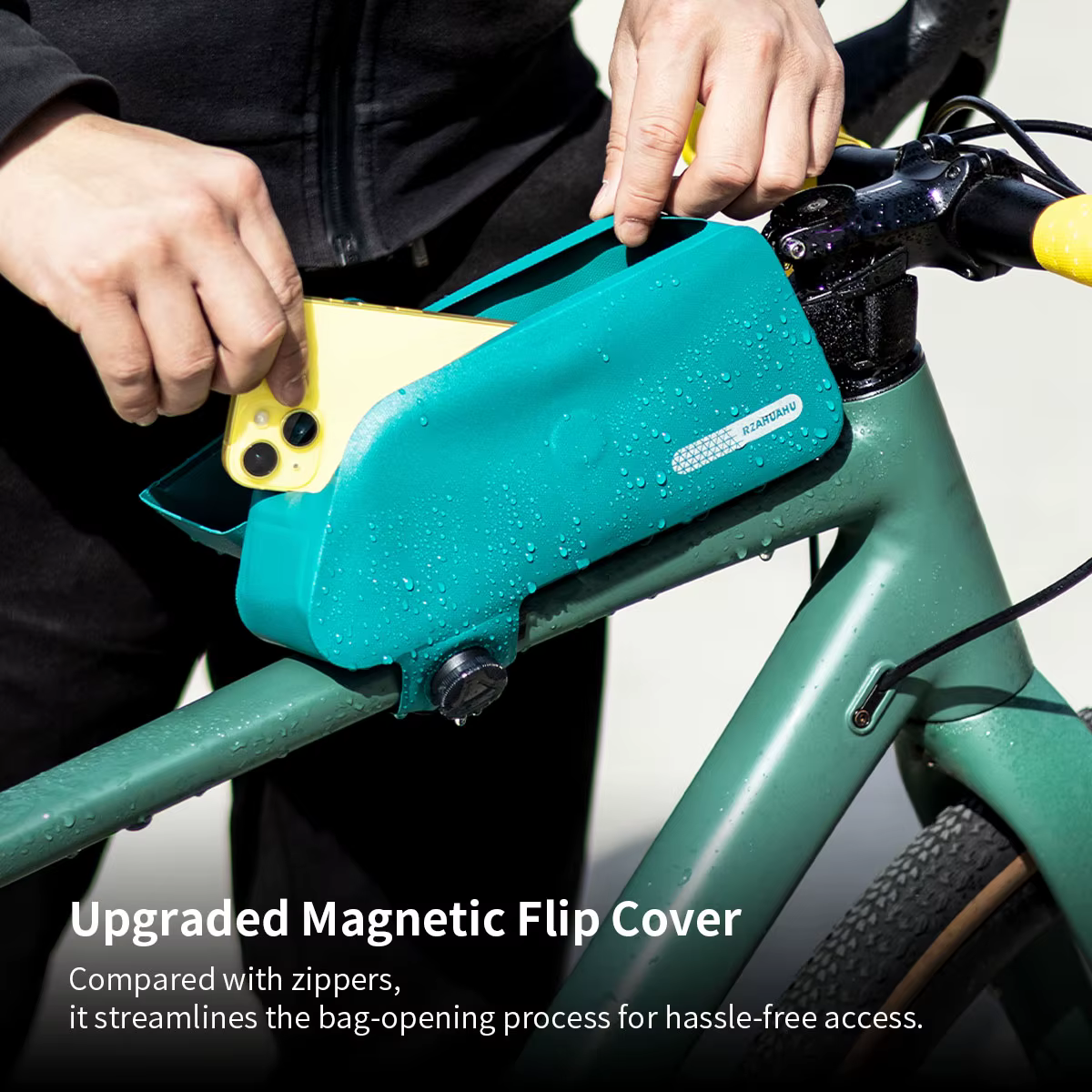 Sacoche magnétique pour vélo