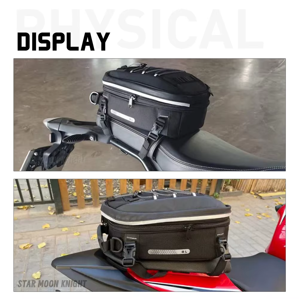 Sacoche de selle arrière pour moto 8L