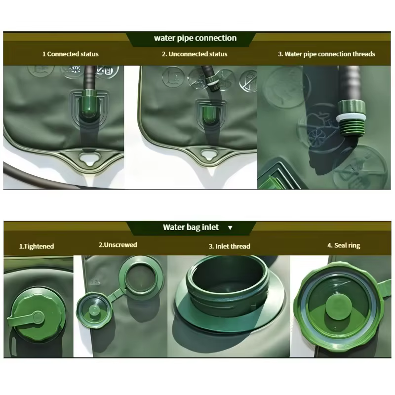 Sac à dos d'hydratation avec réservoir d'eau de 2L, grande capacité, sacs d'eau en EVA pour la course à pied, le cyclisme, sac de stockage d'eau d'hydratation