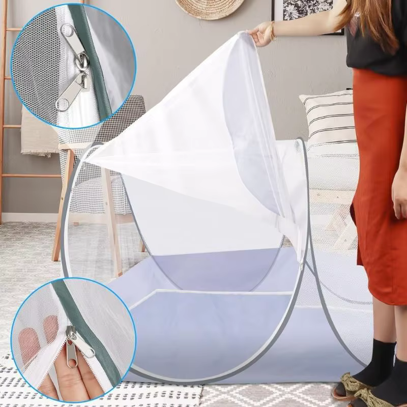 Tente Camping en plein air légère en maille anti-moustiques