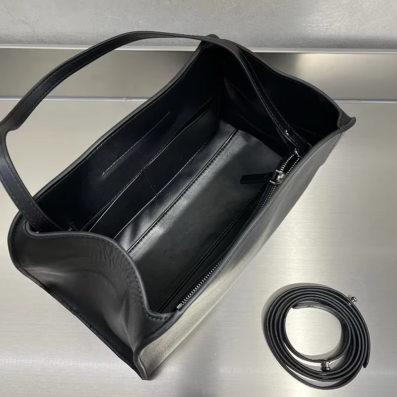 Sac fourre-tout en cuir véritable haut de gamme pour femmes, sac de luxe en cuir de vachette pleine fleur, sac sous le bras, doux et inodore, grande capacité, sac à bandoulière