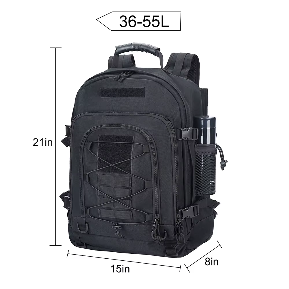 Sac à dos de randonnée en plein air multifonctionnel et de grande capacité OPHIDIANTAC doté d'une conception d'épaule ergonomique et de fonctionnalité tac