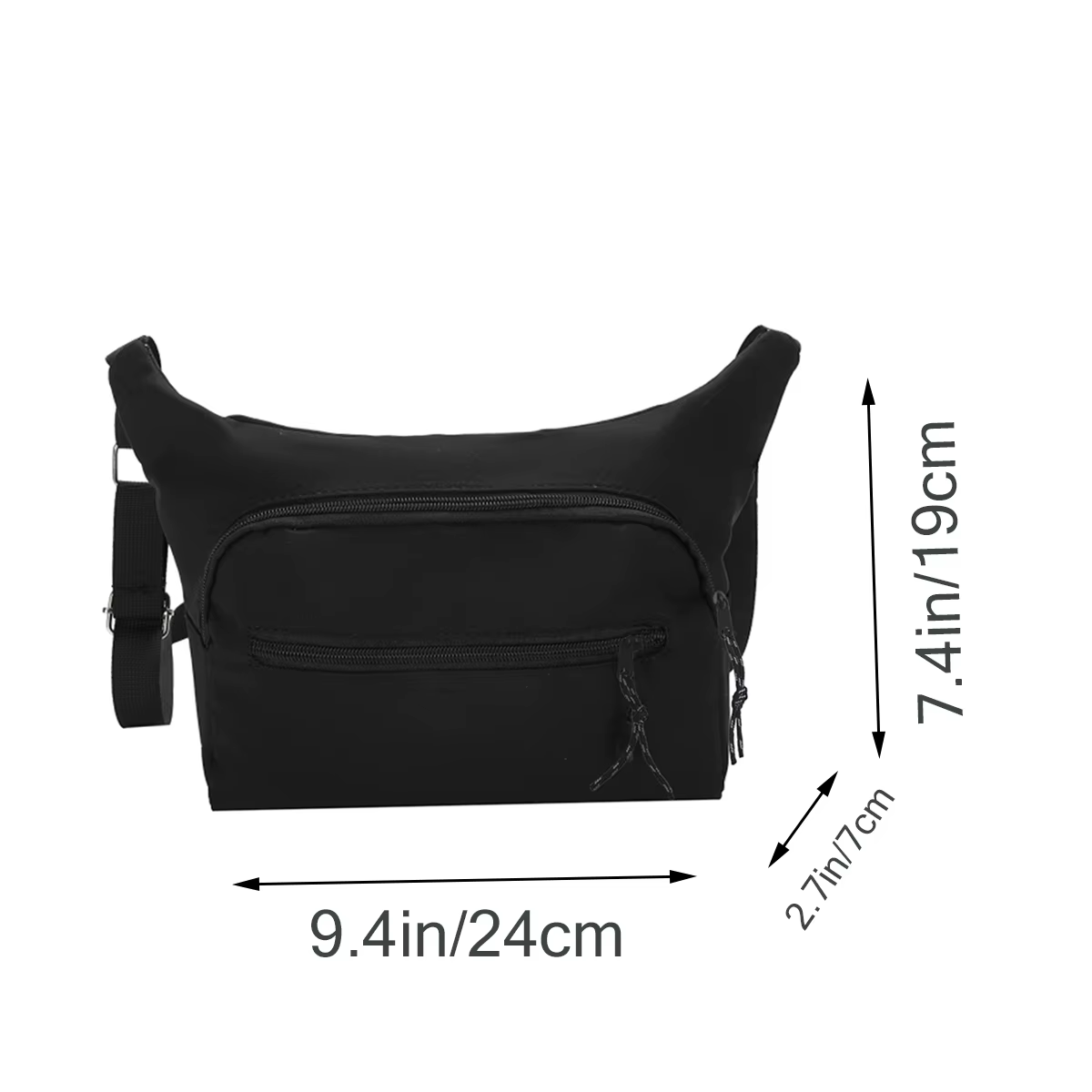 Sac à bandoulière en Nylon pratique pour voyage quotidien