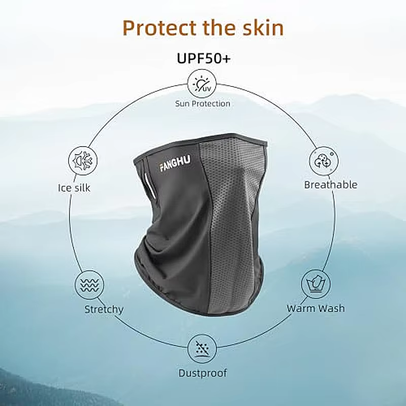 Masque de Protection solaire de Sport en maille respirante