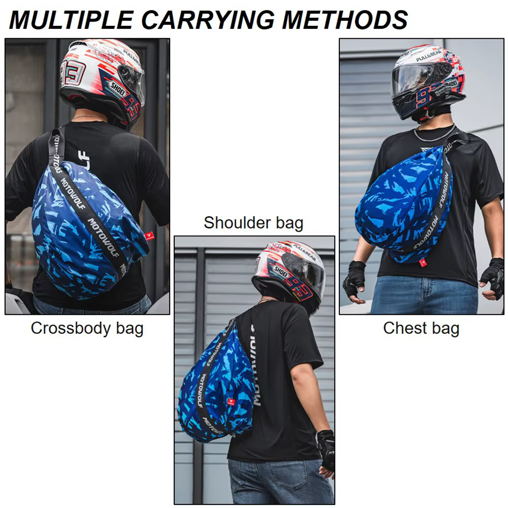 Sacs de casque de Moto pour hommes et femmes, sacs de voyage réfléchissants de grande capacité, sac à dos pour casque de Moto, accessoires