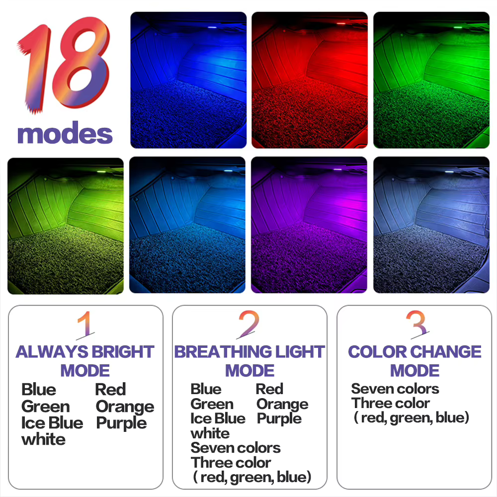 Pour SEAT Ateca Leon 5F MK3 Ibiza ST Toledo KG Alhambra 7N LED voiture repose-pieds lumière décoration atmosphère lampe accessoires d'intérieur