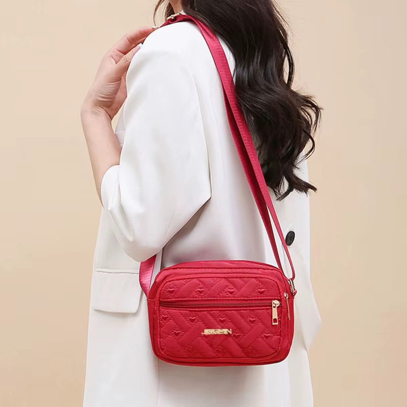 Sac matelassé multicolore pour femmes