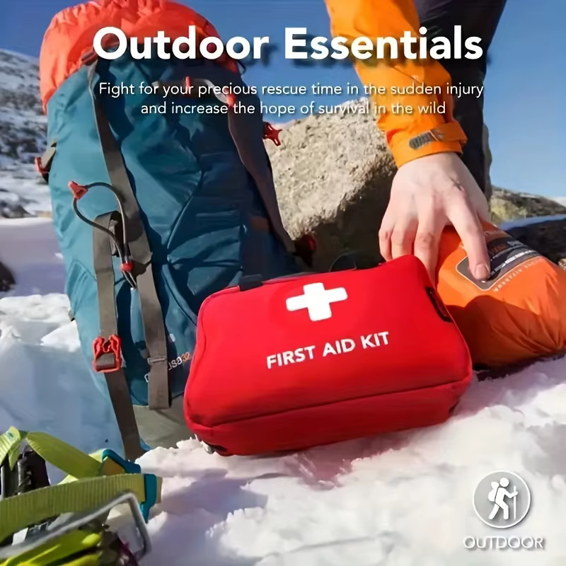 210 pièces trousse de premiers secours sac tout usage survie d'urgence maison voiture bureau voyage Camping canotage en plein air sac médical essentiel