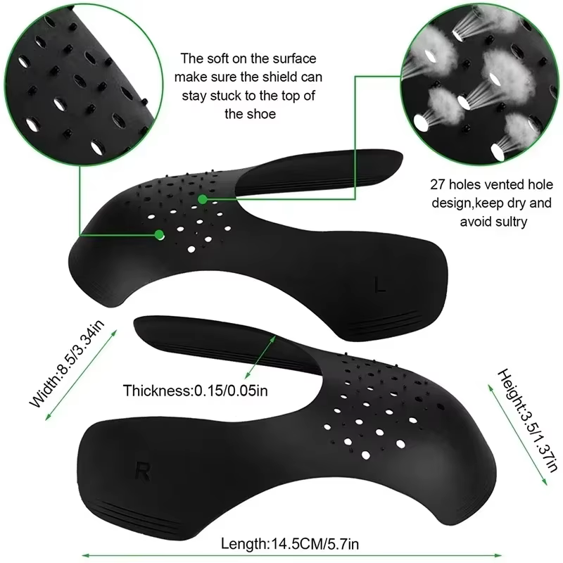 Protecteur de tête de chaussure Anti-pli