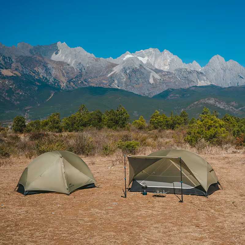 Natureifa-Tente de camping ultralégère Mongar UL, tente de randonnée en nylon 15D, double couche, imperméable, équipement de camping-car breton imperméable à la pluie