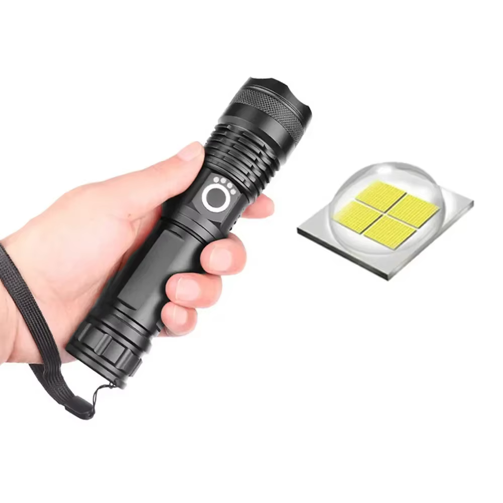 Lampes de poche LED rechargeables 90000 lumens lampe