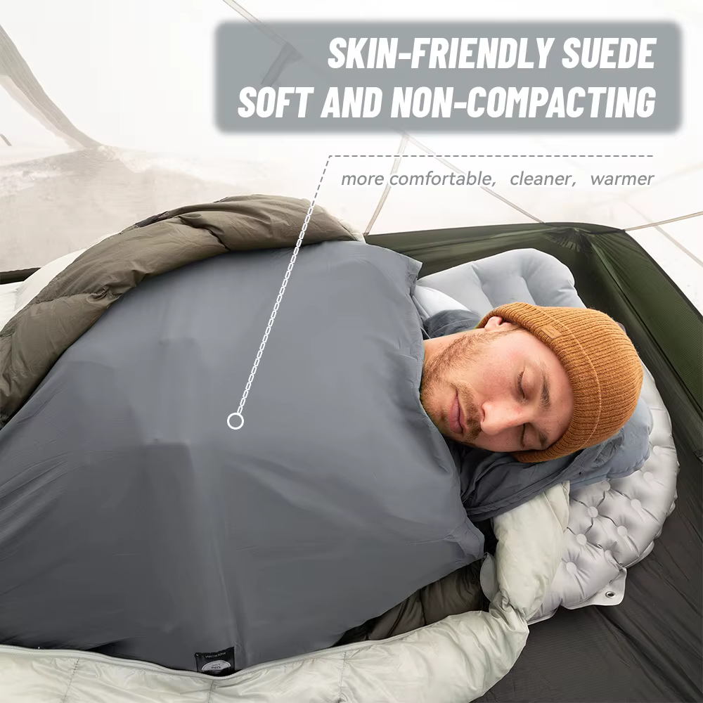 Natureifa-Sac de couchage léger et portable avec doublure