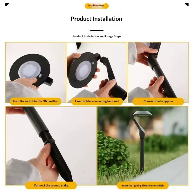 Lampe solaire à économie d'énergie