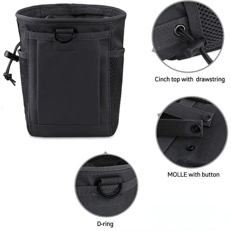 DulMolle-Sac de rangement militaire réglable, sac de taille de ceinture utilitaire, sac de hanche, étui extérieur, poudres de décharge de spe, Wstring de proximité