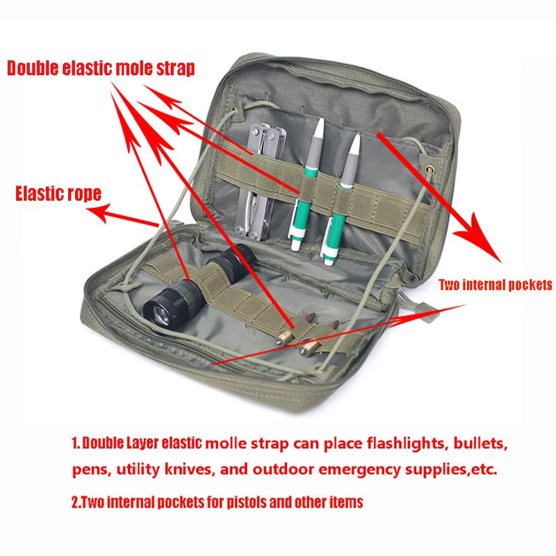 Sac d'extérieur Kit médical pochette Molle sac