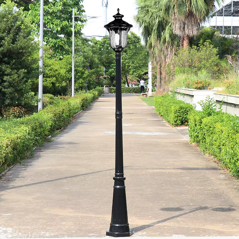(≈2.2M) lampadaire européen, lampe de pelouse de jardin, lampe extérieure étanche, paysage, lampe haute communauté de villa de jardin public