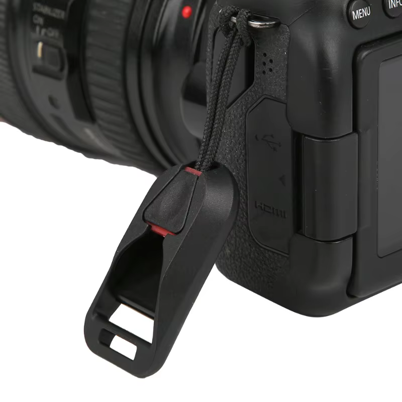 Bandoulière pour appareil photo SLR sans miroir, connecteur à dégagement rapide, adaptateur, accessoire noir