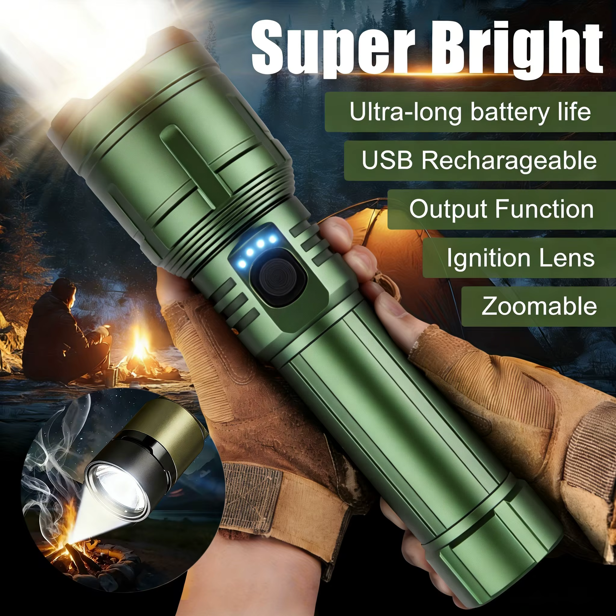 Lampe de poche Ultra puissante