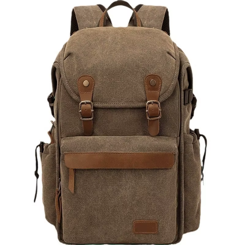 Sac photo à double bandoulière adapté aux micro-caméras, drones, appareils photo reflex numériques, sac multifonctionnel d'extérieur à double bandoulière