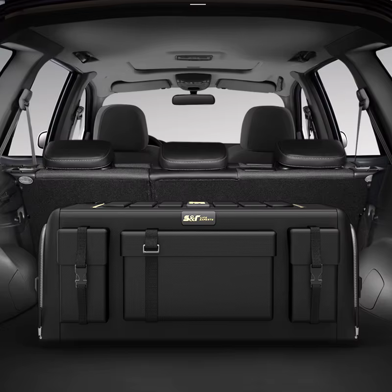 Boîte de Rangement de Bagages de Voiture Grande Capacité, Sac à Outils Multifonctionnel, Oxford, Pliable, Boîte d'Urgence, 30L-70L