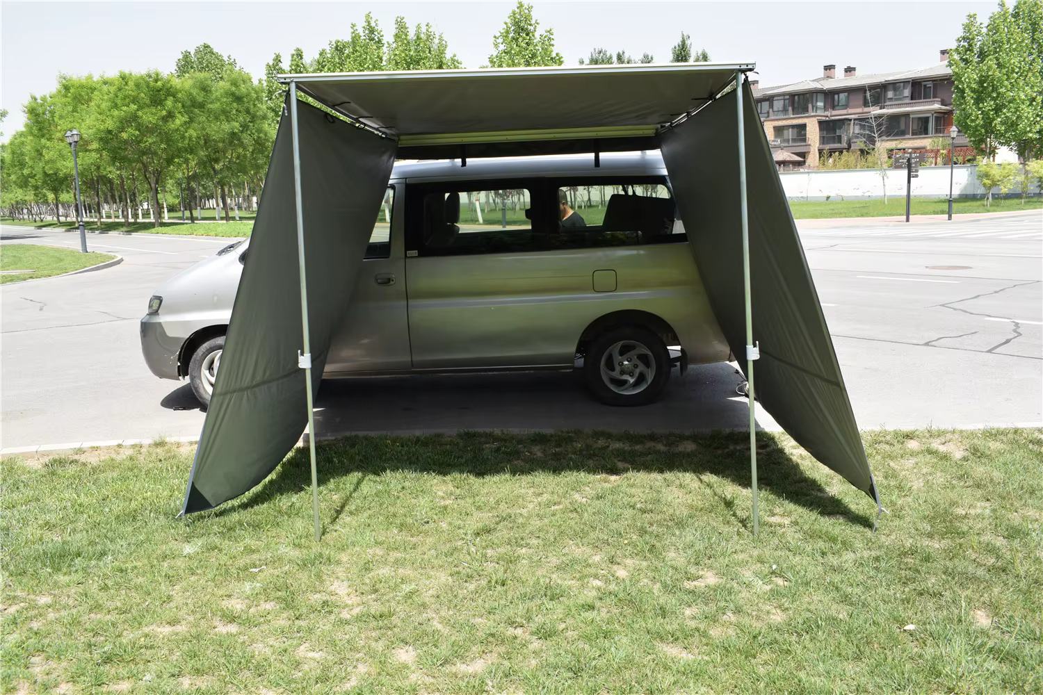 Tente d'auvent latéral de toit de voiture Suv tout-terrain rétractable extérieure 4x4 pour le Camping