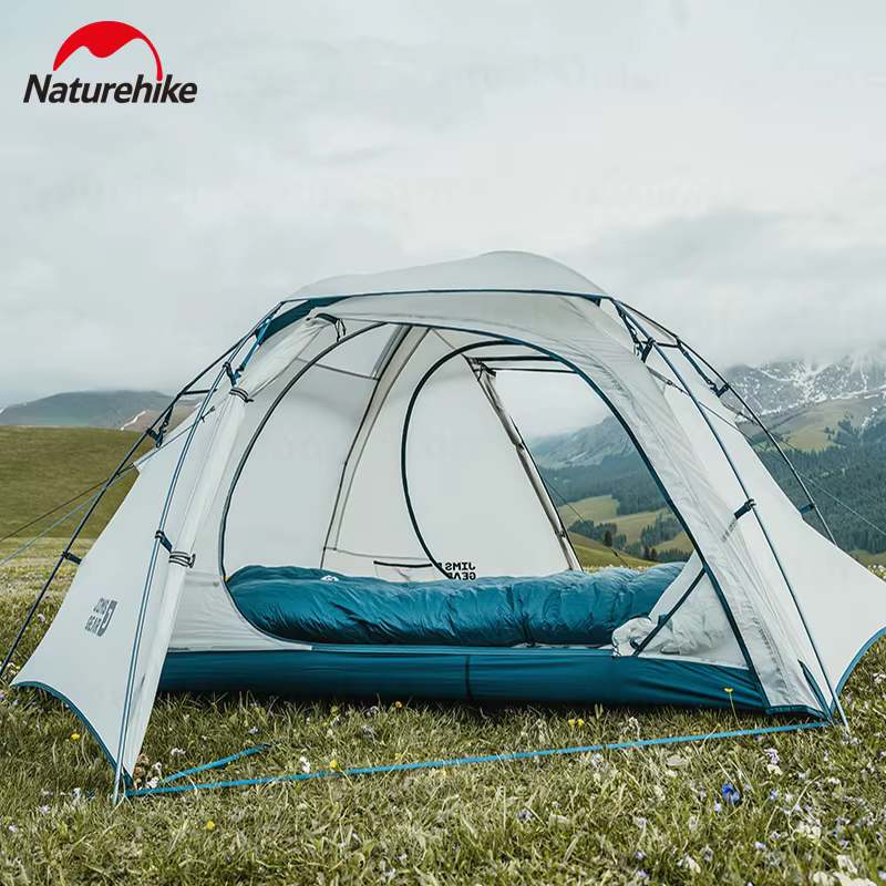 Naturehike JIM'S GEAR – tente de Camping pour 1 à 2 personnes
