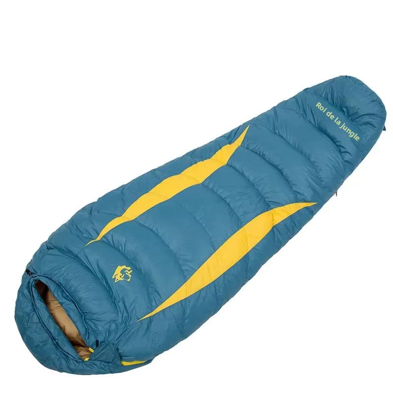 JUNGLE KING hiver vers le bas sac de couchage adulte momie Style chaud trois saisons canard