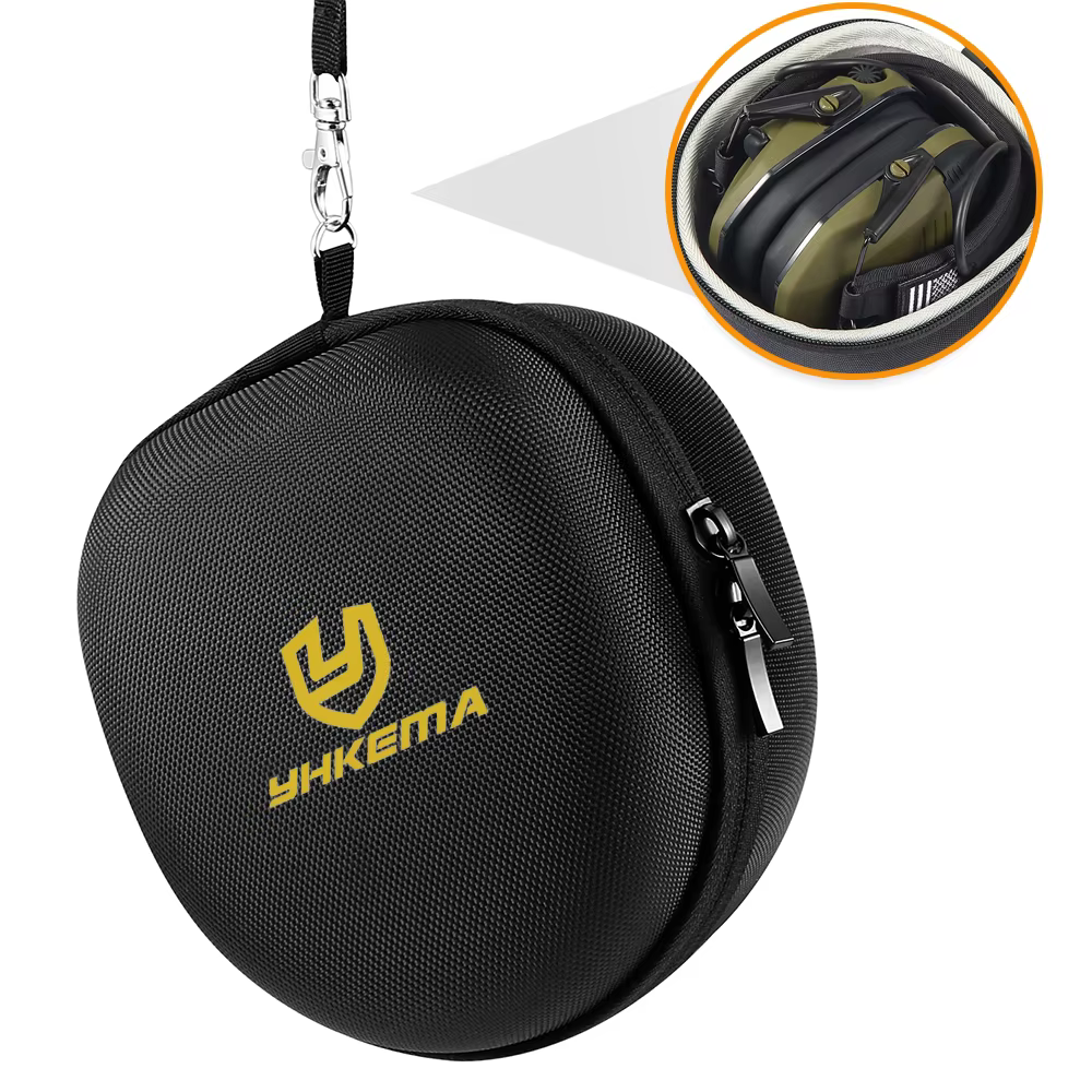 YHKEMA mallette de rangement boîte casque tactique écouteurs accessoires sac de rangement Portable pour casque de tir tactique pliable