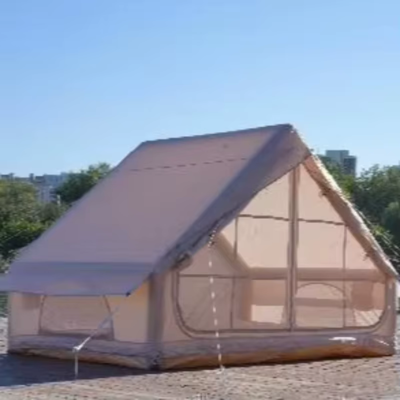 Tente de camping gonflable pop-up imperméable en tissu Oxford pour l'extérieur