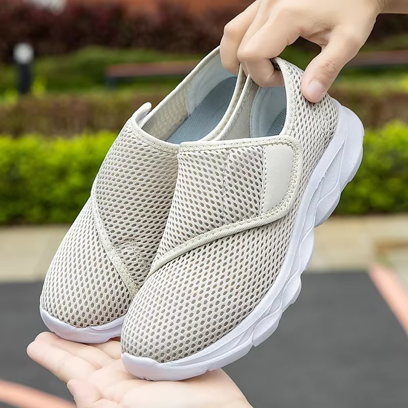 Baskets orthopédiques pour femmes, pieds larges, chaussures de marche gonflées, décontractées, réglage de l'éversion du pouce, chaussures souples et confortables