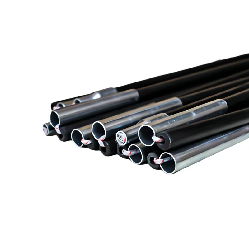 2 poteaux de tente pliables en fibre de verre durables