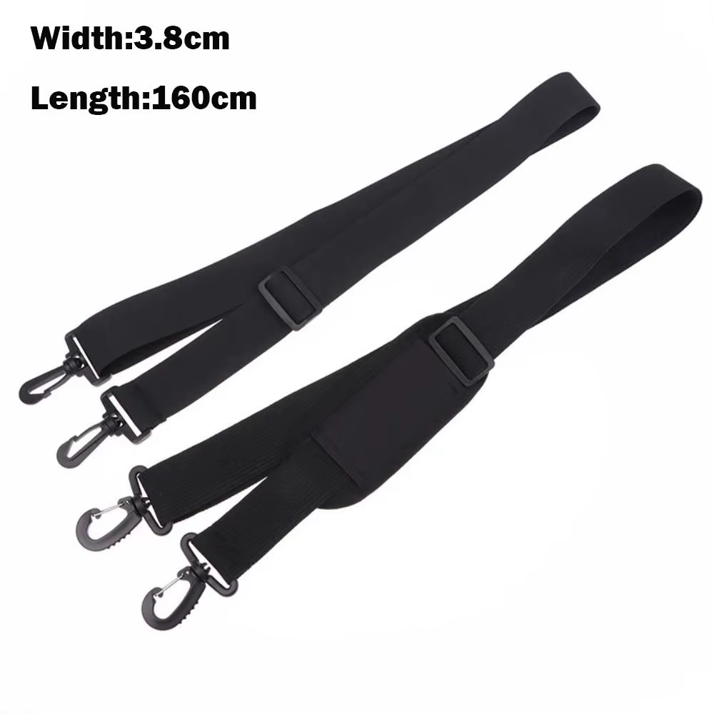 Sangle de sac réglable en Nylon noir
