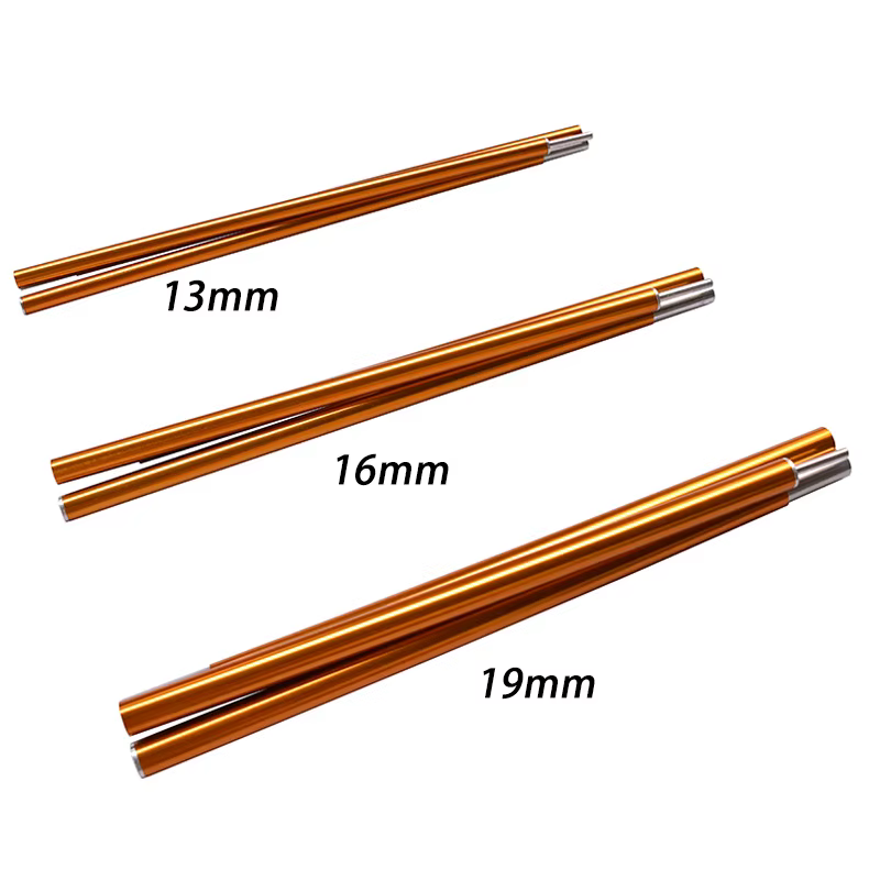 Cest UL 120CM de Long diamètre 13MM/16MM/19MM couleur noir/rouge tige de tente Support pôle abri bâche auvent en alliage d'aluminium