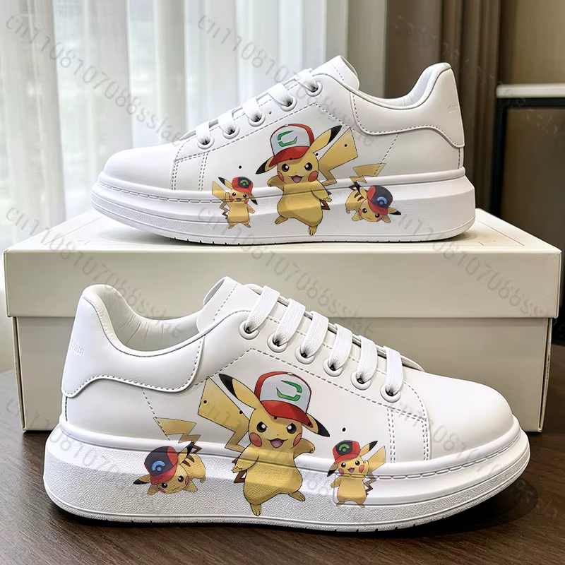 Chaussures de sport décontractées à motif de dessin animé Pikachu pour adultes