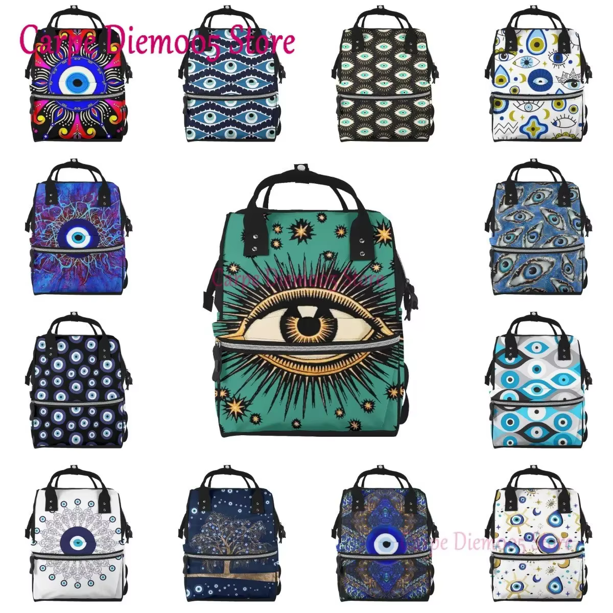 Sac à couches imprimé MUNIBackpack