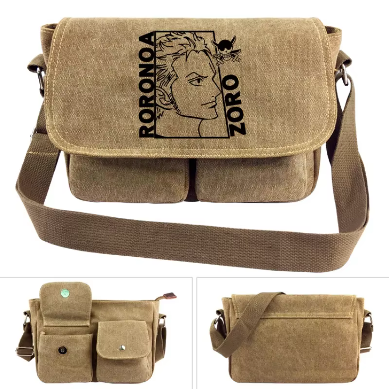 Sac bandoulière en toile One Piece Luffy Zoro