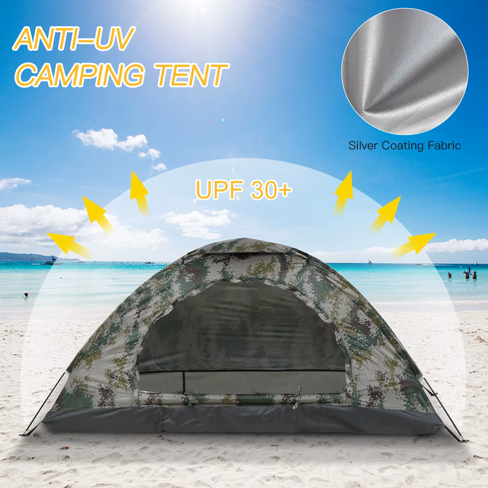 Tente de camping ultralégère pour 1/2 personnes