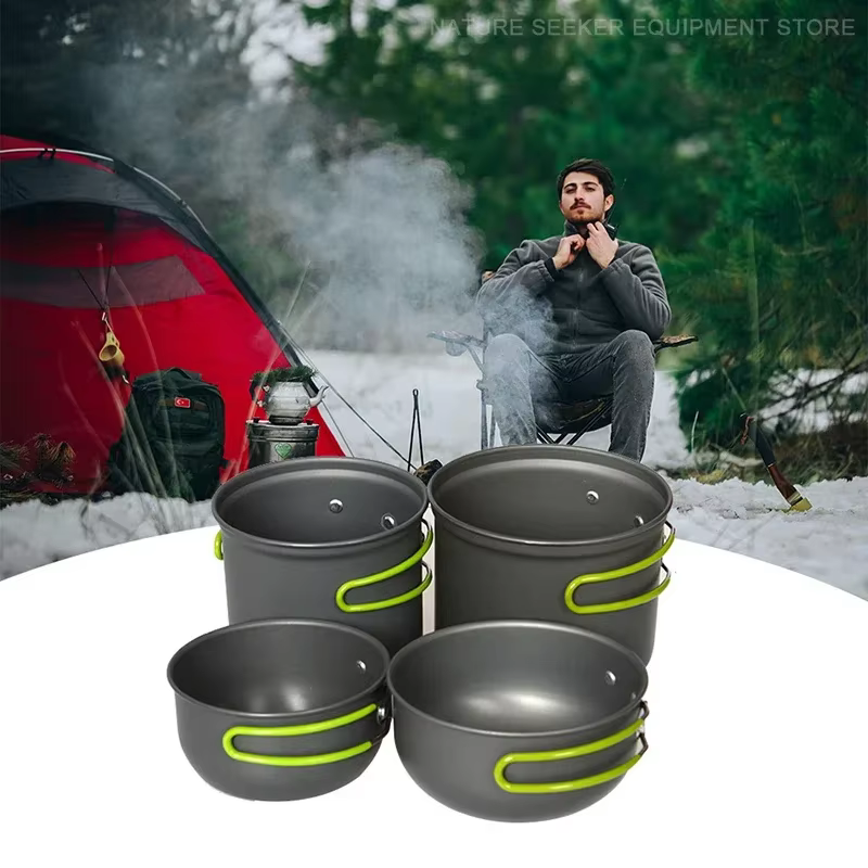 Kit d'ustensiles de cuisine de camping