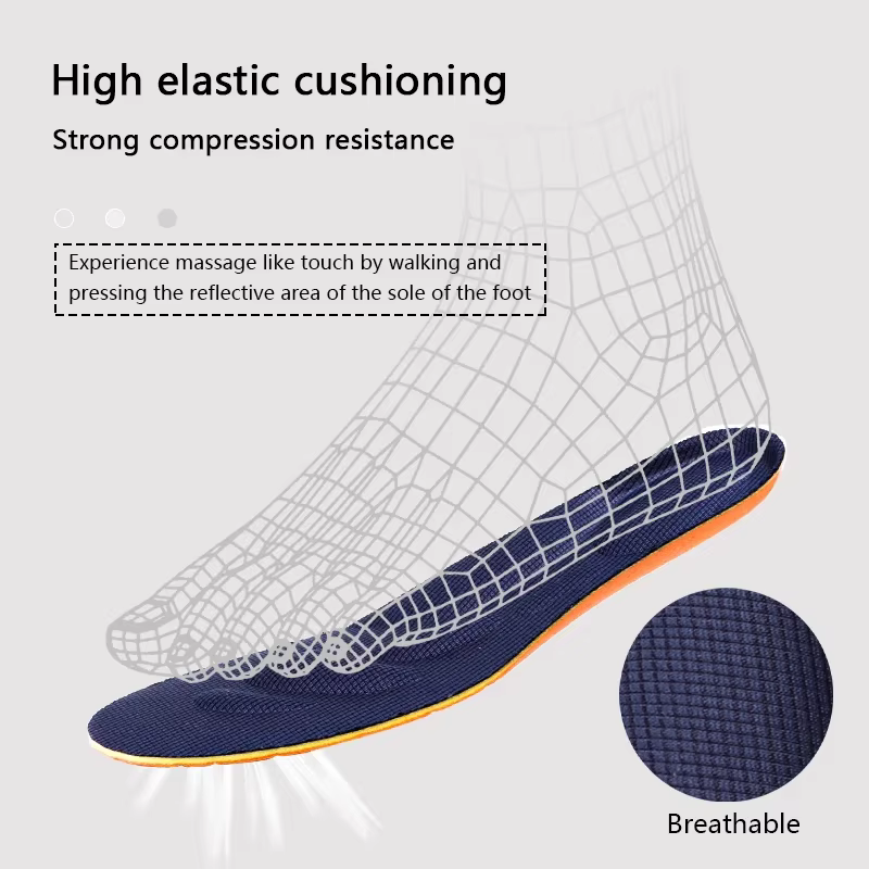 Semelles intérieures orthopédiques pour pieds plats, Support de voûte plantaire, pour chaussures, hommes et femmes, coussinets de chaussures en mousse à mémoire de forme, modèle de fasciite plantaire