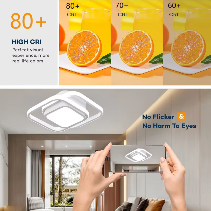 Plafonnier LED moderne pour salon, chambre à coucher, vestiaire, couloir, escalier, éclairage d'intérieur, luminaire décoratif pour la maison