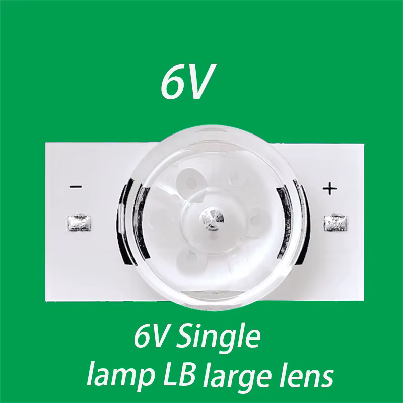 Accessoires de bande de rétroéclairage LED, perles de lampe SMD, filtre de lentille optique, 3V, 6V, 32-75 pouces